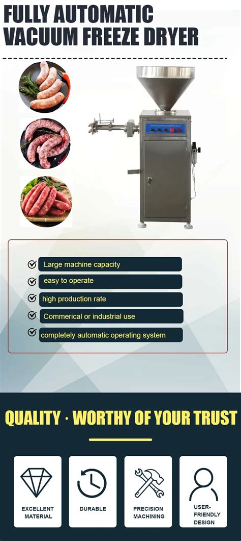 60l Industrial Vacuum Sausage Filler Automatic Stuffer Pneumatic