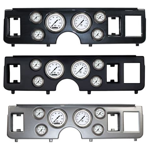 Classic Instruments Mustang White Hot Gauges Kit With Full Sweep Smalls And Classic Dash Gauge