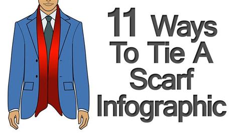 Ways To Tie A Scarf Infographic Accessories Scarf Knots Scarf