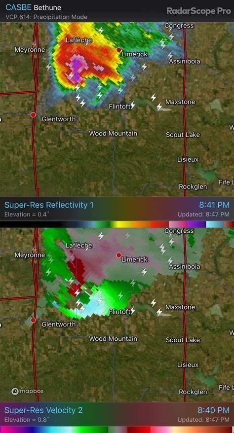 Brandon Houck On Twitter Tornado Warned Supercell At Wood Mountain