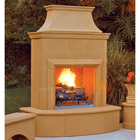 American Fyre Designs Petite Cordova Outdoor Fireplace – Energy House