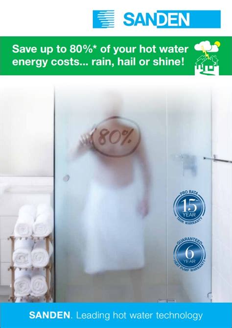 Sanden Eco Heat Pump Hot Water Pure Electric