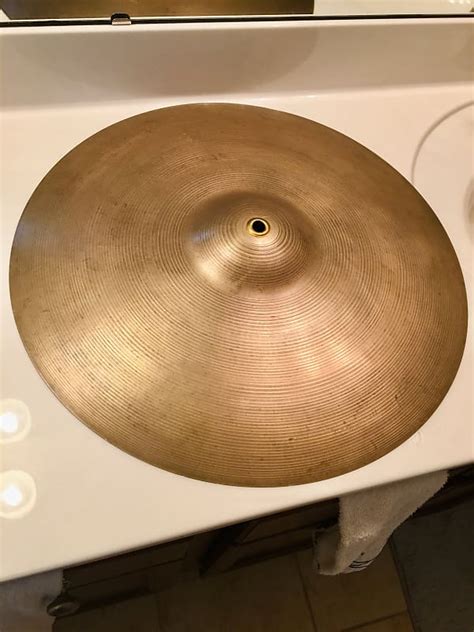 Zildjian Avedis 20” Vintage 60s Stamped Ride Cymbal Reverb