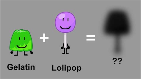 Bfdi Fusions Gelatin And Lolipop Youtube