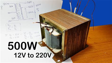 How To Calculating Turns And Voltage Of Transformers For Inverter 12V