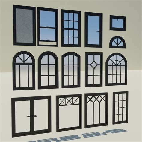 A Collection Of Windows 3d Model Cgtrader