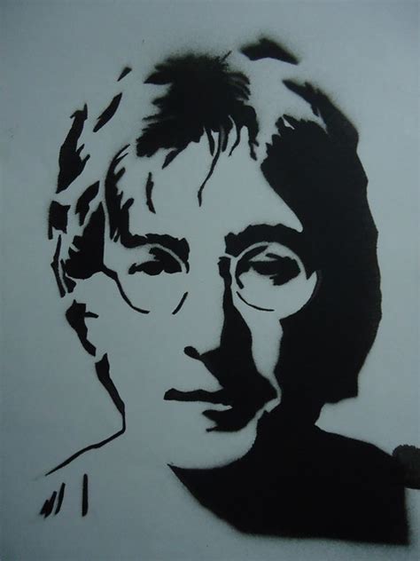 John Lennon Stencil Explore Giancarlocaris Photos On Fli Flickr