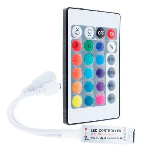 Controlador Inalambrico Con Control Para Tira Led Rgb