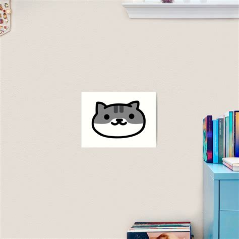 Pickles Neko Atsume Art Print For Sale By Jjdough Redbubble