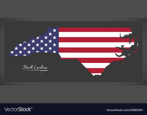 North Carolina Flag Vector