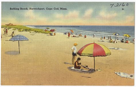 12 Vintage Postcards Of Massachusetts Beaches