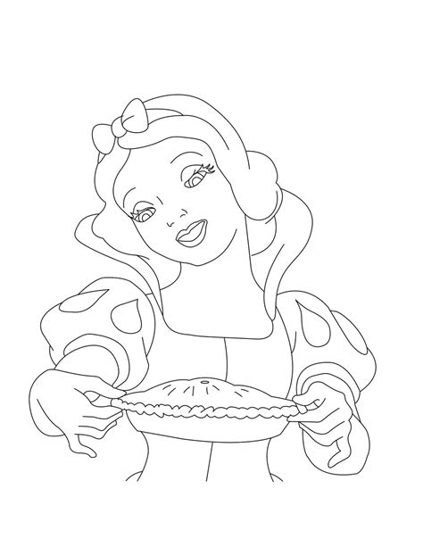 Snow Princess Coloring Pages