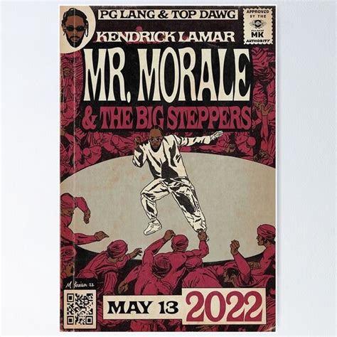 Mr Morale And The Big Steppers Album Poster Album Mr Morale And The Big Steppers Poster For