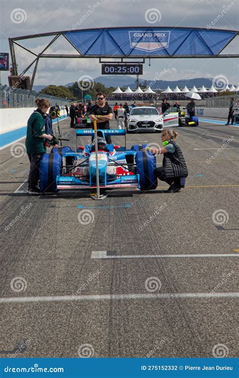 On The Starting Grid During The Fifth French Historic Grand Prix On