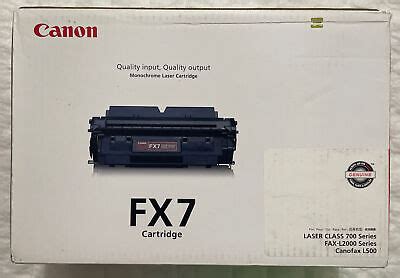 Canon Fx Black Toner Cartridge A Aa Sealed Retail Box Fast