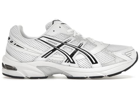 asics gel  white black mens