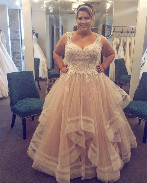 Custom Plus Size Bridal Gowns For Fuller Figured Brides Wedding