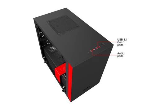 Nzxt H200i Mini Itx Pc Gaming Case Rgb Lighting And Fan Control