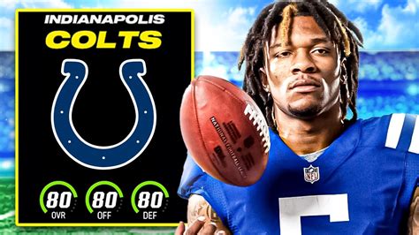 I Rebuilt The Indianapolis Colts In Madden 24 YouTube