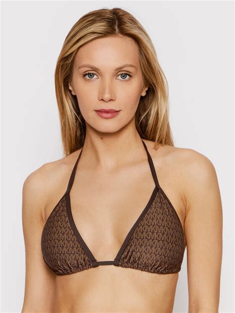 MICHAEL Michael Kors Góra od bikini MM7W505 Brązowy Modivo pl