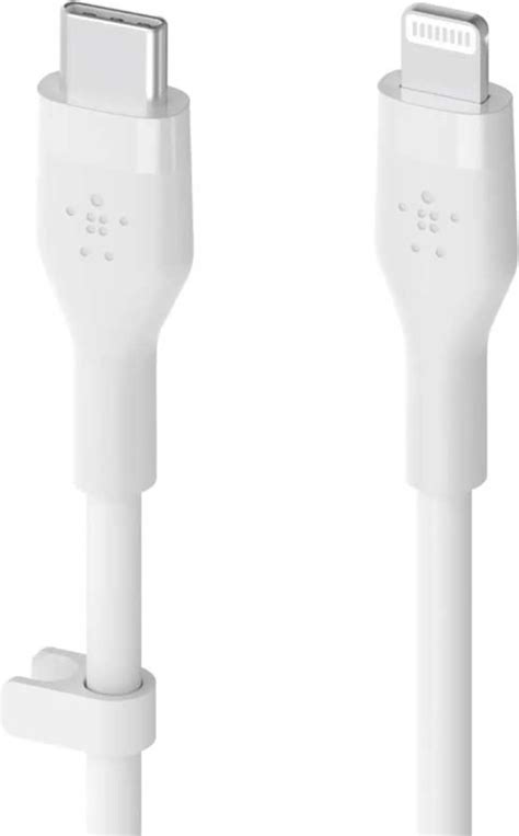 Belkin Boostcharge Flex Lightning Naar Usb C Kabel M Wit