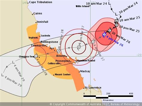 Bureau Of Meteorology Queensland On Twitter Cyclonedebbie Remains