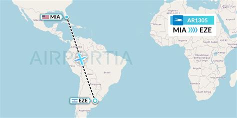 AR1305 Flight Status Aerolineas Argentinas Miami To Buenos Aires ARG1305