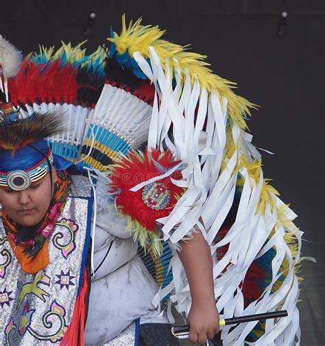 Aboriginal Dancer At Ufest Edmonton Alberta Editorial Image Image Of