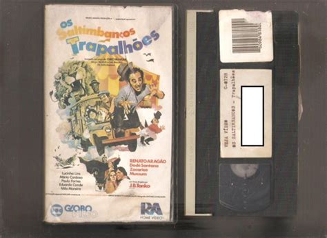 Vhs Os Saltimbancos Trapalhões Original Renato Aragão MercadoLivre