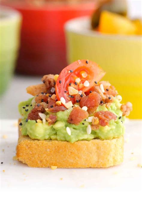 Tiny Avocado Toast Mighty Mrs Super Easy Recipes