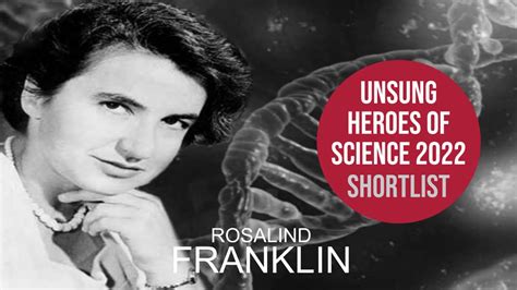 Rosalind Franklin Unsung Heroes Of Science 2022 Youtube