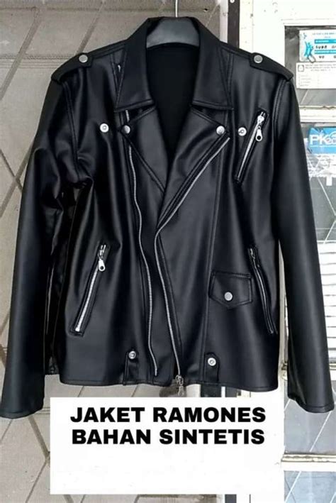 Bisa Cod Jaket Kulit Ramones Style Jaket Model Terbaru Jaket Pria