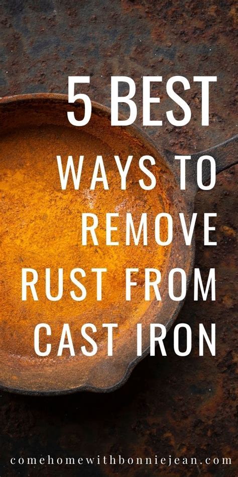 How To Remove Rust From Cast Iron Artofit