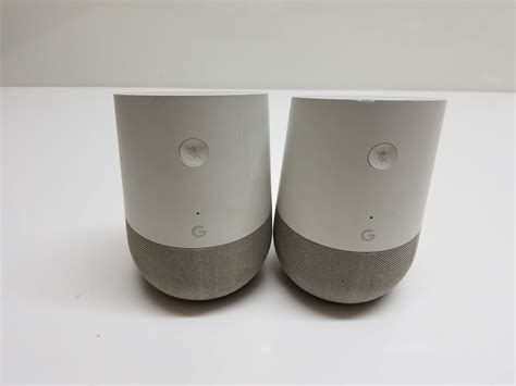 Buy the Lot of Two Google Home Smart Speakers | GoodwillFinds