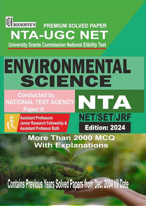 Buy NTA UGC NET JRF Environmental Science 2023 2024 Edition Book Online