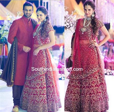 Sania Mirza Wedding Lehenga - Kenjutaku