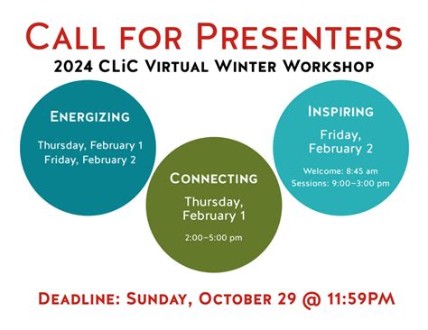 Call For Presenters