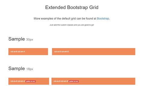 18+ Bootstrap Grid System Examples - OnAirCode