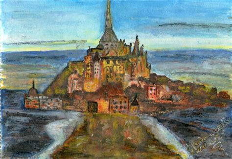 Peinture Le Mont St Michel