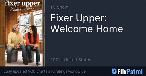 Fixer Upper: Welcome Home Streaming • FlixPatrol