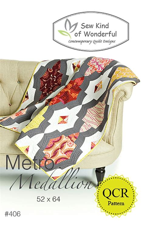 Patroon Metro Medallion Sew Kind Of Wonderful De Quilterie