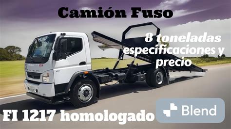 Cami N Fuso Fi Homologado Toneladas Con Wincha Autocargable