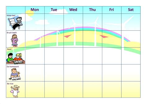 Behaviour Management Printable Reward Charts