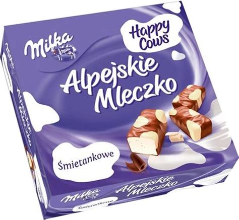 Milka Alpejskie Mleczko Aciate Happy Cows G Ceny I Opinie Ceneo Pl