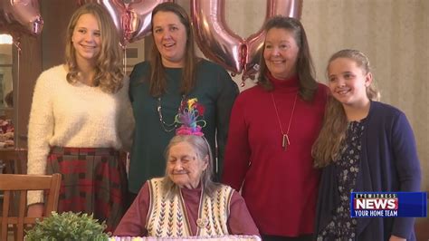 Rockford Woman Celebrates 100th Birthday Youtube