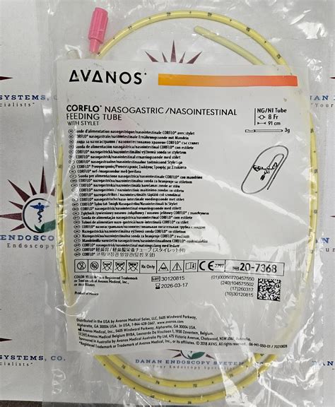 Avanos Medical 20 7368 Corflo Nasogastricnasointestinal Feeding Tube