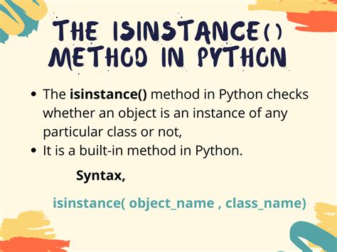 Python Isinstance Method AskPython