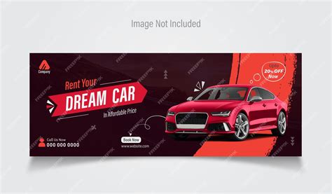 Premium Vector | Car fb cover design for service agency