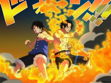 One Piece Wallpaper Ace And Luffy