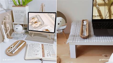 25 Aesthetic And Cute Desk Accessories And Decor For Your Setup Gridfiti